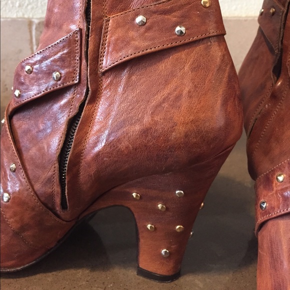 REAL LEATHER MAX MONELLI HEELS - Picture 3 of 4